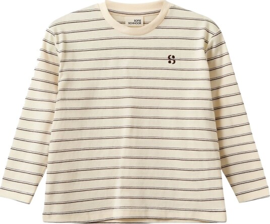 Sofie Schnoor Genser PenillaKB Off White Striped Sofie Schnoor 3 år (98) Genser Brun Hvit