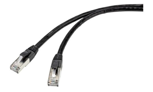 Renkforce Rf-4538208 60 M Cat6a S/Ftp S-Stp Rj-45 Rj-45 Sort