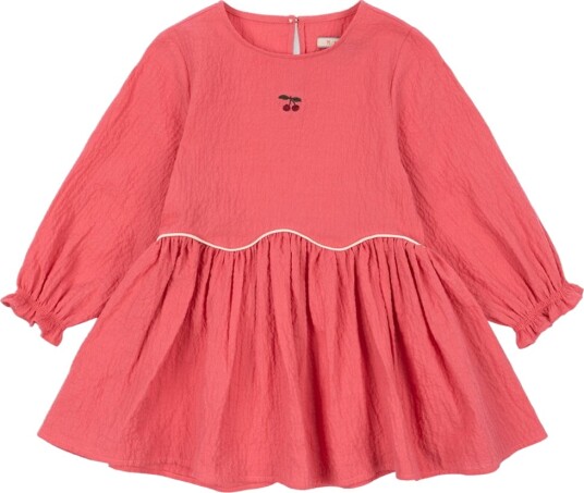 Konges Sløjd Kjole - Ava - Sun Kissed Coral - Konges Sløjd - 2 år (92) - Kjole - Rosa
