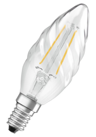Ledvance LED-pære Filament E14 Mignon DIM Klar 2,8W 25W Ledvance LED-pære Filament E14 Mignon DIM Klar 2,8W 25W