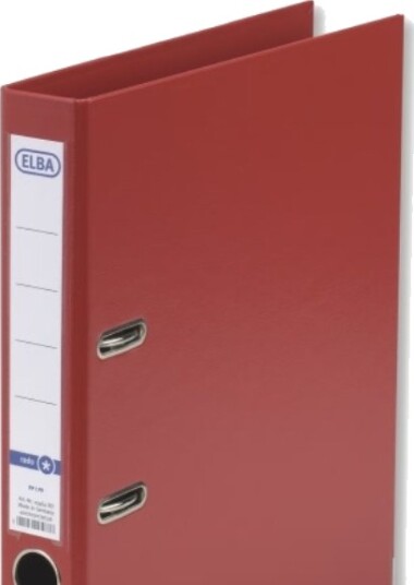 Elba Smart Pp/Pp 50 Mm A4 Polypropylen Pp Rød 280 Ark 5 Cm 285 Mm