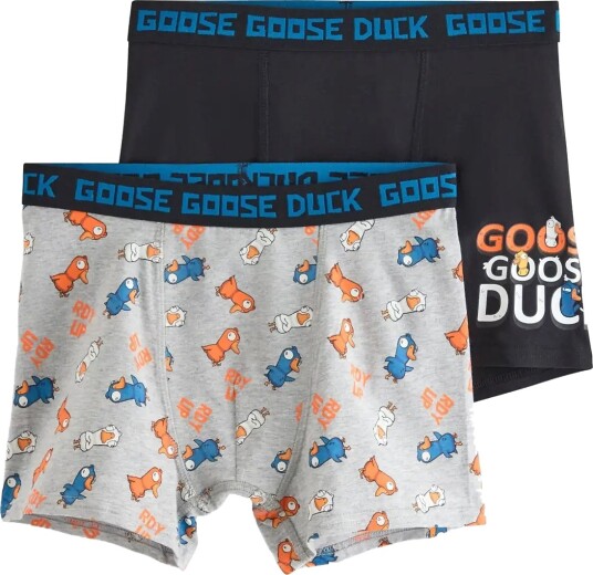 Lindex 2 Pack Goose Goose Duck Boxer Shorts Black 128