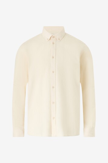 Les Deux Skjorte Konrad Cotton Linen Hvit Les Deux Skjorte Konrad Cotton Linen Hvit
