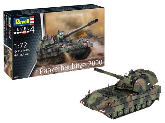 Revell Panzerhaubitze 2000 1:72 Militærmodell med 130 Deler