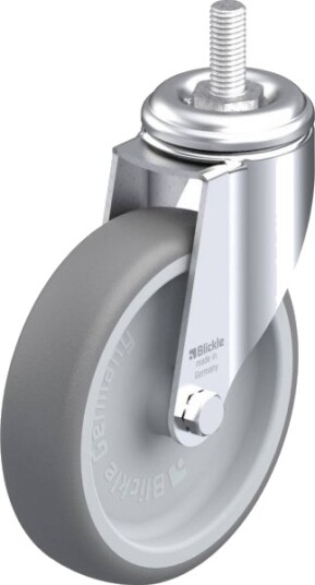 Blickle 614073 Lkra-Tpa 126G-Gs12 Hjul, Hjuldiameter 125 Mm  Bæreevne Maks. 120 Kg  1 Stk