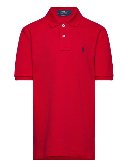 Ralph Lauren Kids The Iconic Mesh Polo Shirt Red 150 161
