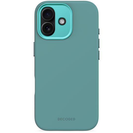 Decoded Mobildeksel iSilikon for iPhone 17 MagSafe Kompatibel Retro Blue