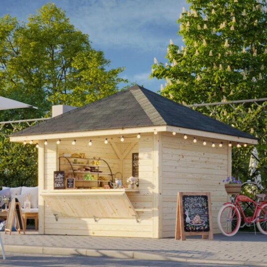 Kiosk Palmako Bianca 104 8,3 m2