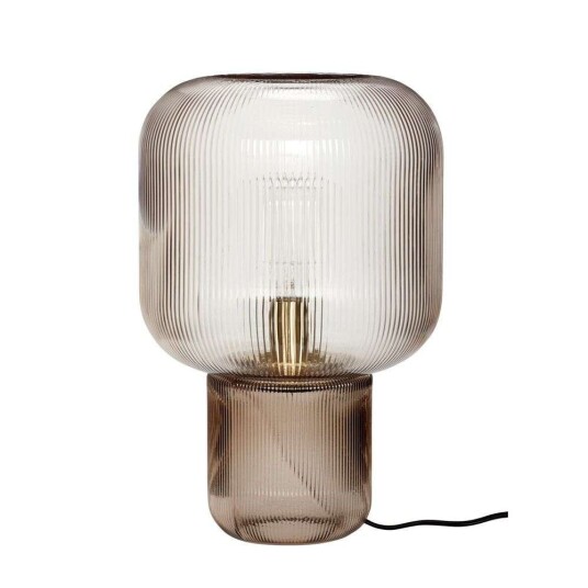 Hübsch Pirum Bordlampe Clear/Smoked