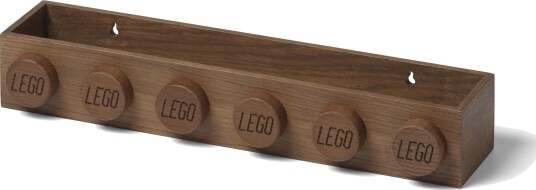 Lego bokhylle tre M?rkbeiset eik