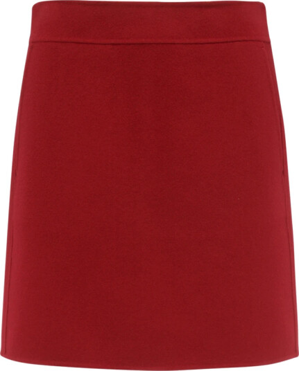 Max Mara Dame Skjørt Rød L, Max Mara Dame Skjørt Rød L,