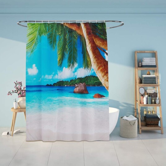 Dusjforheng 180x200 cm med motiv Dusjforheng 180x200 cm med motiv