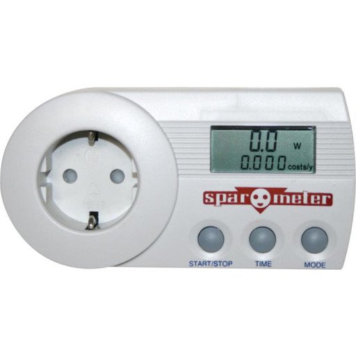 Sparometer KWH Måler For Stikkontakt Uten Jord