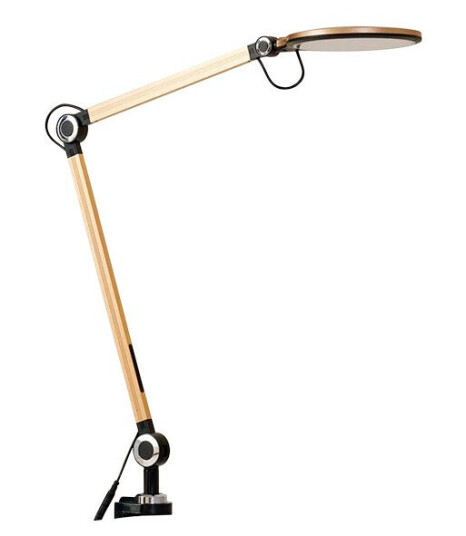 Lindby Nyxaris LED-klemmelampe, CCT, gull