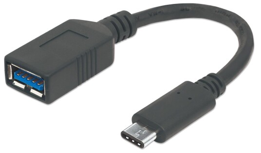 MANHATTAN MH Cable, USB 3.1, Gen1, C-Male/A-Female, 15cm, IF-Certified