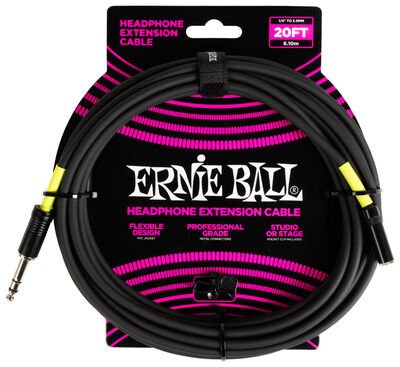 Ernie Ball Headphone Extension Cable 6m Ernie Ball Headphone Extension Cable 6m