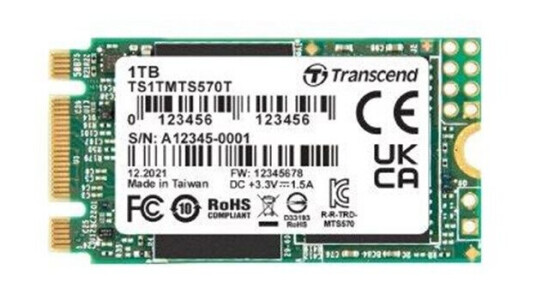 Transcend MTS570T-I SSD 256GB M.2 2242 SATA-600 Transcend MTS570T-I SSD 256GB M.2 2242 SATA-600
