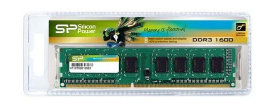 Silicon Power - DDR3 - module - 4 GB - DIMM 240-pin - 1600 MHz / PC3-12800 - unbuffered