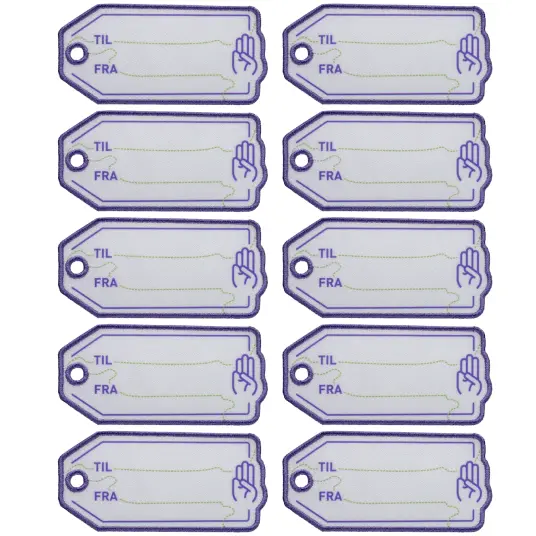 Gavelapper SS Motivasjonsmerke Gavelapp 10 pk.