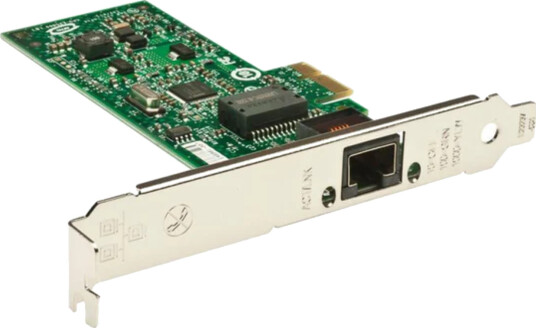 HP 490106 001 Gigabit Ethernet PCIe nettverkskort med RJ 45 port