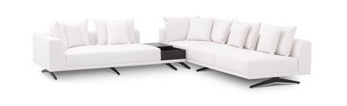 Endeløs sofa hvit