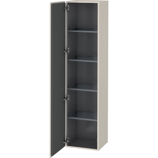 Duravit L-Cube Høyskap m/1 dør 400x1760x360 mm Taupe Matt
