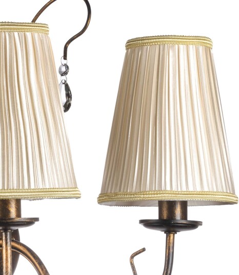 ONLI Delia-vegglampe bronsefarget 3 lys bredde 56 cm