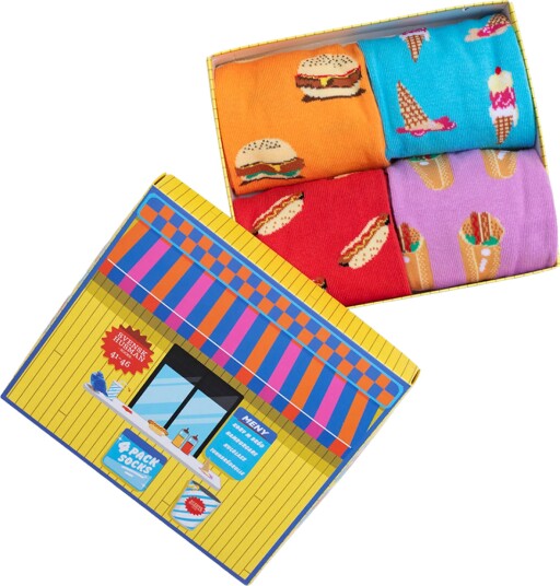 Svensk Husman Strømper Grillkiosk Gaveeske 36–40 10166-36-40