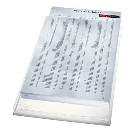 Leitz L-shaped folder for A4 capacity: 200 sheets clear