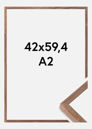 Focus Ramme Soul Walnut Veneer Akrylglass 42x59,4 Cm (A2) Focus Ramme Soul Walnut Veneer Akrylglass 42x59,4 Cm (A2)