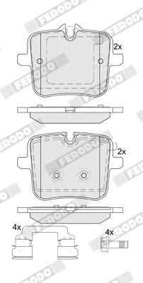 Bremseklosser FERODO FDB5362
