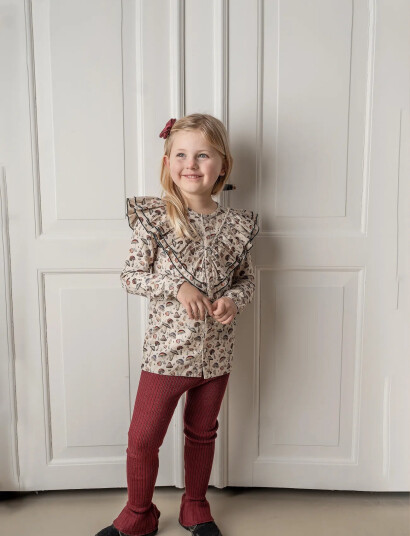 Hanevild Tilde Leggings Burgundy 80