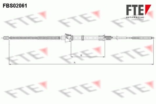 Tautrekk, håndbremse FTE 9250063