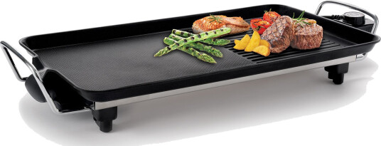 Fritel GT 1375 Rektangulær Grill Teppanyaki med Rotasjon og Grillnett Fritel GT 1375 Rektangulær Grill Teppanyaki med Rotasjon og Grillnett
