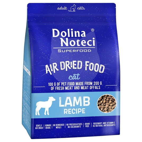 Dolina Noteci Superfood Feline Med Lammekjøtt Fordelaktig To-Pakning: 2 X 1 kg