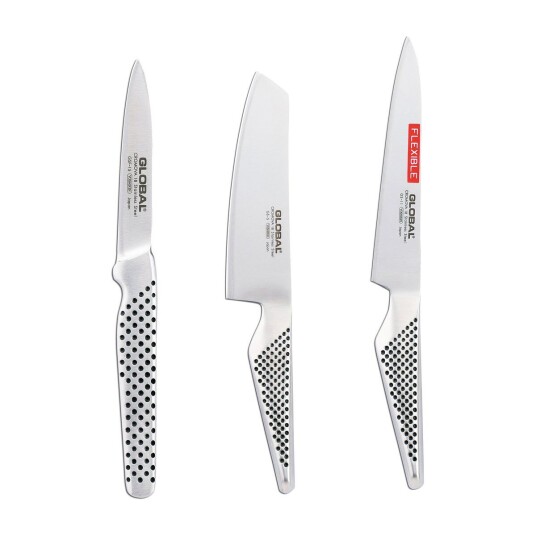 Global G-51115 knivsett, 3 kniver Rustfritt stål