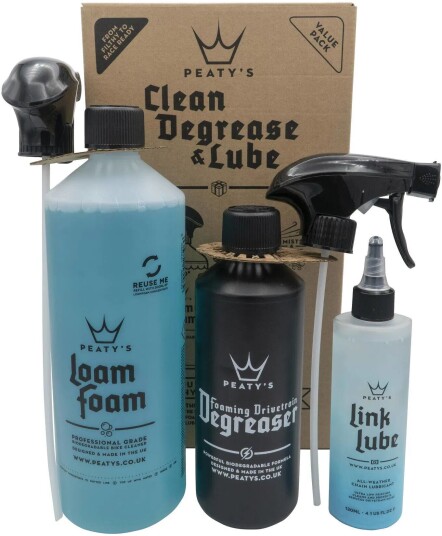 Peaty's Clean Degrease Lube Starter Pack Peaty's Clean Degrease Lube Starter Pack