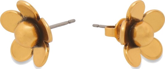 Marc Jacobs Daisy Stud Earrings Gold ONE SIZE
