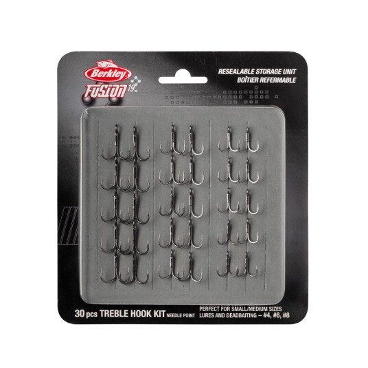 Berkley Fusion19 Small Treble Kit  30 stk. treblekroker