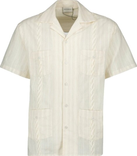 Drôle de Monsieur Cuban Shirt Ecru