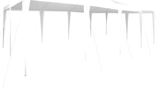  Partytelt Hvit 8x4 m PE