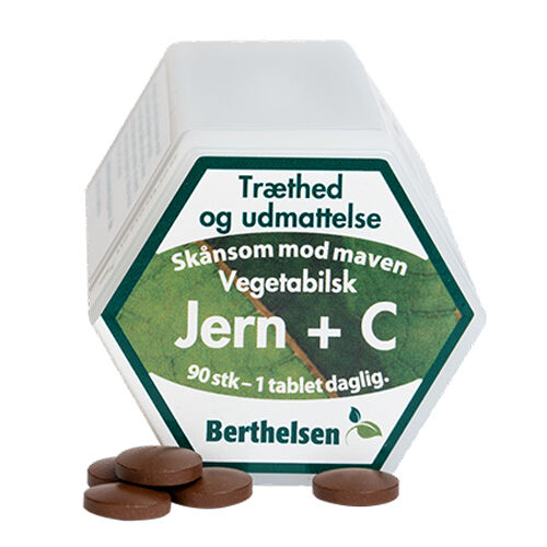 Berthelsen Jern + C-Vitamin - 90 Tabletter Berthelsen Jern + C-Vitamin - 90 Tabletter
