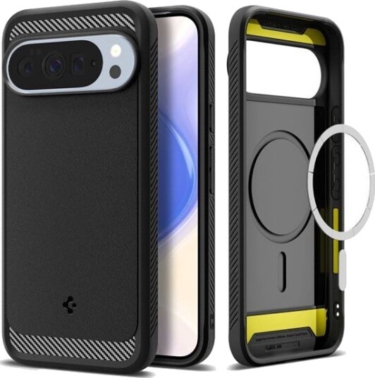 Spigen Rugged Armor MagSafe - matte black - Google Pixel 10 Pro XL