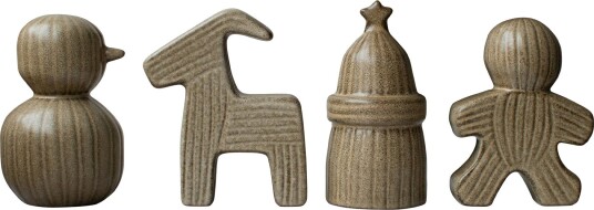 Juletog 4-pk, Beige