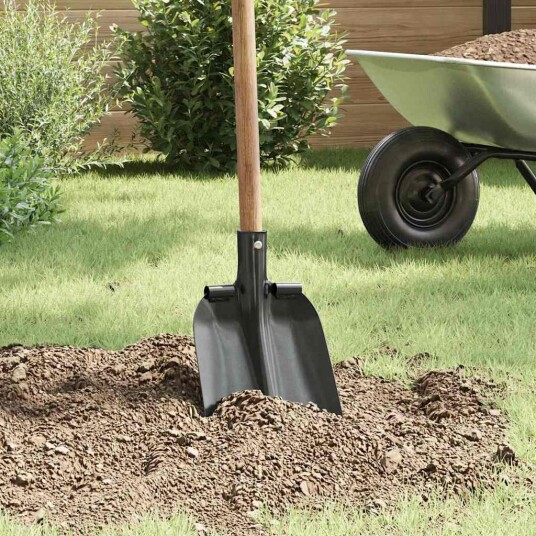 vidaXL Spadehode sølv 33 x 21 cm Pulverlakkert stål