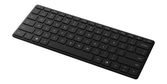 Microsoft Designer Compact Keyboard Wireless Bluetooth Matte Black - Tastatur - Nordisk - Svart