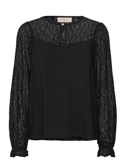 FREE/QUENT Fqvialipa-Blouse - Black - XS