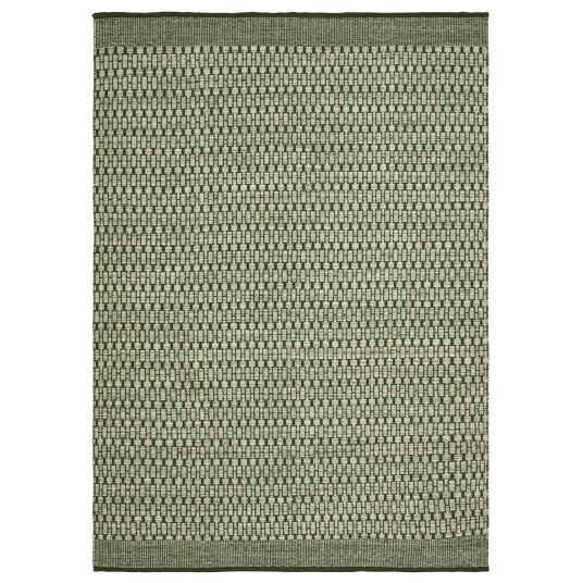 Chhatwal & Jonsson Mahi Dhurry Gulvteppe 80x250cm Off White/Green