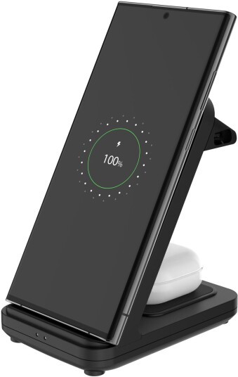 FIXED 2in1 Universal wireless charging station - Black