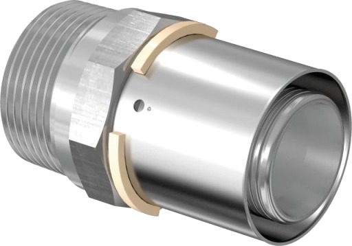 Uponor S Press 40 R1 1/4" MT Kobling for Gulvvarme og Radiatorsystemer